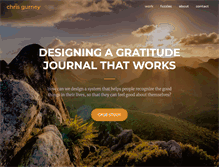 Tablet Screenshot of chrisgurney.ca